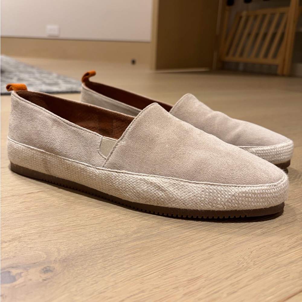 Elegant Beige Men's Slip-On Loafers